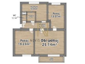 Prodej bytu 3+1, Domažlice, Michlova, 81 m2