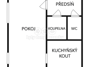 Pronájem bytu 1+kk, Slaný, Na Dolíkách, 33 m2