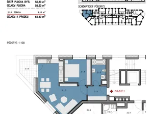 Prodej bytu 2+kk, Šlapanice, 65 m2