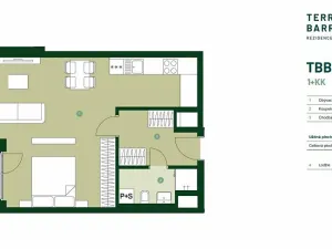 Prodej bytu 1+kk, Praha - Hlubočepy, Silurská, 53 m2