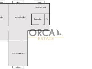 Pronájem bytu 3+kk, Kyjov, Sídliště Za Stadionem, 62 m2