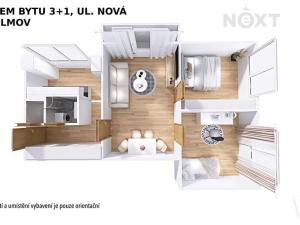 Pronájem bytu 3+1, Postřelmov, Nová, 60 m2