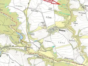 Prodej lesa, Břežany, 1849 m2