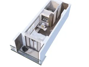 Prodej bytu 1+kk, Batumi (ბათუმი), Gruzie, 25 m2