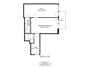 Pronájem bytu 2+kk, Praha - Smíchov, Toyen, 59 m2