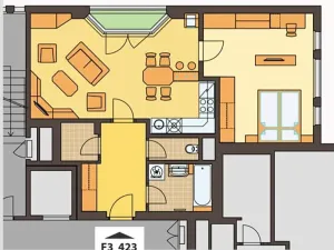 Pronájem bytu 2+kk, Praha - Nové Město, Horská, 67 m2