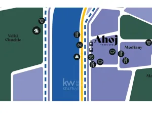 Pronájem bytu 2+kk, Praha - Modřany, Československého exilu, 58 m2