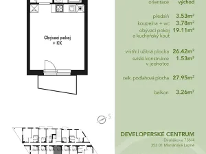 Prodej bytu 1+kk, Mariánské Lázně, Chebská, 28 m2