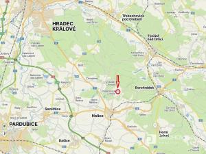 Prodej pozemku pro bydlení, Poběžovice u Holic, 1265 m2
