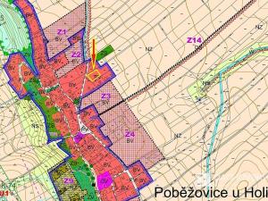 Prodej pozemku pro bydlení, Poběžovice u Holic, 1265 m2