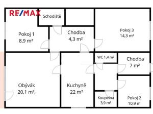 Prodej bytu 5+1, Hrušovany nad Jevišovkou, Na Hrádku, 172 m2