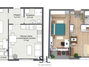 Prodej bytu 1+1, Rumburk, V Podhájí, 41 m2