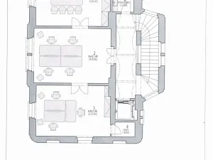 Pronájem kanceláře, Praha - Vinohrady, Fričova, 74 m2