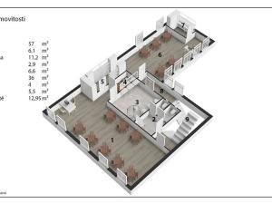Pronájem komerční nemovitosti, Pardubice, Husova, 371 m2