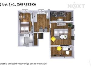 Prodej bytu 2+1, Šumperk, Zábřežská, 56 m2