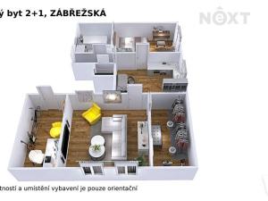 Prodej bytu 2+1, Šumperk, Zábřežská, 56 m2