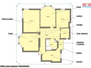 Prodej bytu 4+1, Cheb, Májová, 121 m2