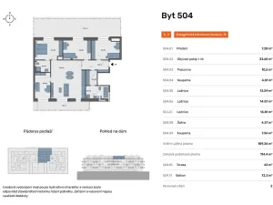 Prodej bytu 5+kk, Praha - Hostavice, Českobrodská, 109 m2