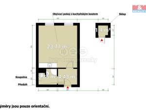 Prodej bytu 1+kk, Plzeň - Bolevec, Rabštejnská, 31 m2