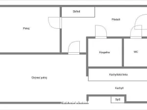 Pronájem bytu 2+kk, Praha - Chodov, Konstantinova, 43 m2