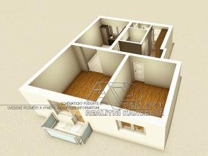 Pronájem bytu 2+1, České Budějovice, Heydukova, 63 m2