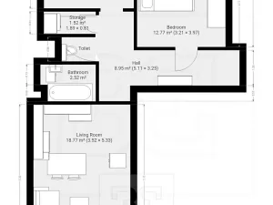 Pronájem bytu 3+kk, Plzeň, Francouzská třída, 52 m2