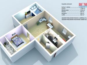 Prodej bytu 3+1, Kolín - Kolín II, Benešova, 64 m2