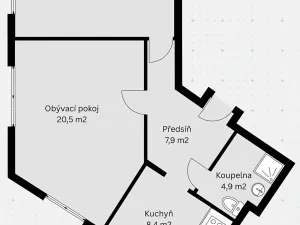 Prodej bytu 2+1, Příbram, třída Osvobození, 62 m2