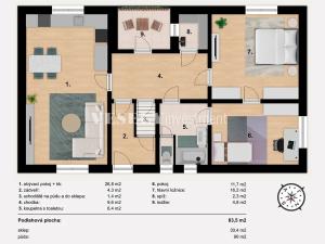 Prodej chalupy, Hostinné, Prostřední, 230 m2