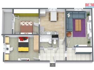 Prodej bytu 3+1, Sokolov, Spartakiádní, 82 m2