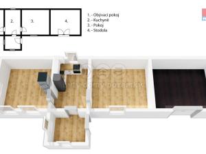 Prodej chalupy, Chlístovice - Vernýřov, 67 m2