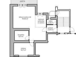 Prodej bytu 2+kk, Praha - Holešovice, Stupkova, 71 m2