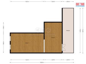 Pronájem skladu, Davle - Sázava, Jílovská, 44 m2