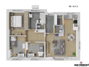 Prodej rodinného domu, Býkev, 87 m2