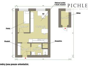 Prodej bytu 1+1, Plzeň, Brněnská, 34 m2