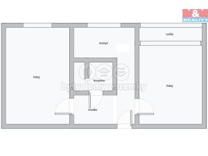 Prodej bytu 2+1, Chomutov, Dřínovská, 61 m2