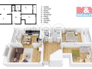 Prodej bytu 3+1, Ústí nad Orlicí, Kladská, 94 m2