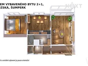 Pronájem bytu 2+1, Šumperk, Prievidzská, 50 m2