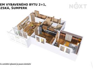 Pronájem bytu 2+1, Šumperk, Prievidzská, 50 m2