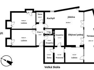 Prodej bytu 4+kk, Praha - Troja, K Haltýři, 136 m2