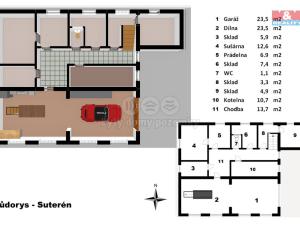 Prodej rodinného domu, Nižbor, Lánská, 228 m2