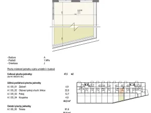Prodej bytu 2+kk, Brno, Kalová, 48 m2