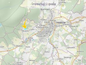 Prodej pole, Příbram - Kozičín, 49078 m2