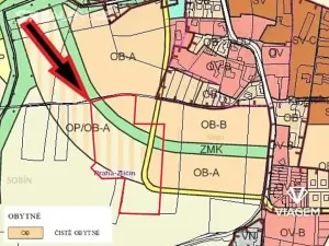 Prodej podílu pozemku pro bydlení, Praha - Sobín, 4933 m2