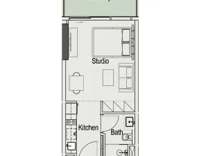 Prodej bytu 1+kk, Dubaj, Spojené arabské emiráty, 73 m2