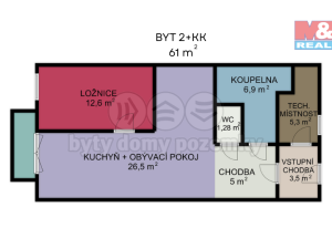 Prodej bytu 2+kk, Svitavy - Předměstí, Rooseveltova, 61 m2