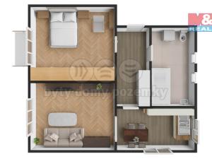 Prodej bytu 2+1, Kladno - Kročehlavy, Jaroslava Foglara, 51 m2