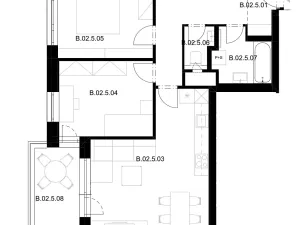Prodej bytu 3+kk, Pardubice, Jozefa Gabčíka, 64 m2