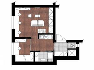 Pronájem bytu 2+1, Praha - Libeň, Novákových, 48 m2