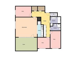 Prodej bytu 4+kk, Praha - Vysočany, Pod Harfou, 109 m2
